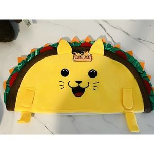Taco Cat Hat Plush Animal Kitten Toy Network Kids Doll New Crunch Halloween